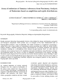 Cover page: Areas of endemism of Jamaica: inferences from Parsimony Analysis of Endemism based on amphibian and reptile distributions