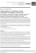 Cover page: Addressing Beacon re-identification attacks: quantification and mitigation of privacy risks