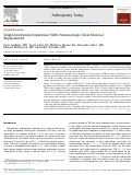 Cover page: Single-Institution Experience With Nononcologic Total Femoral Replacement.