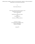 Cover page: Approaching Normal: Essays on the Political Impact of Development Assistance Allocation in Malawi