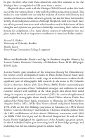 Cover page: Wives and Husbands: Gender and Age in Southern Arapaho History. By Loretta Fowler.