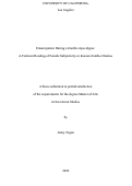 Cover page: Emancipation During a Zombie Apocalypse: A Feminist Reading of Female Subjectivity in Korean Zombie Dramas