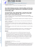 Cover page: Association between passively collected walking and bicycling data and purposefully collected active commuting survey data-United States, 2019.