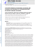 Cover page: Cost-effectiveness of niraparib, rucaparib, and olaparib for treatment of platinum-resistant, recurrent ovarian carcinoma