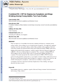 Cover page: Combined MI + CBT for Depressive Symptoms and Binge Drinking Among Young Adults: Two Case Studies