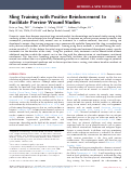 Cover page: Sling Training with Positive Reinforcement to Facilitate Porcine Wound Studies