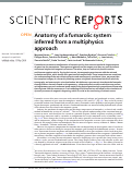 Cover page: Anatomy of a fumarolic system inferred from a multiphysics approach