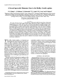 Cover page: A second superoxide dismutase gene in the medfly, Ceratitis capitata