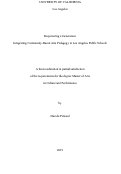 Cover page: Empowering a Generation: Integrating Community-Based Arts Pedagogy in Los Angeles Public Schools