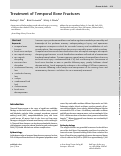 Cover page: Treatment of Temporal Bone Fractures