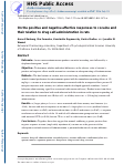 Cover page: On the positive and negative affective responses to cocaine and their relation to drug self-administration in rats