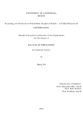 Cover page: Reasoning and Decisions in Probabilistic Graphical Models - A Unified Framework