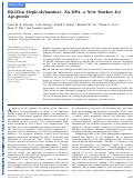 Cover page: Bis(Zinc-Dipicolylamine), Zn-DPA, a New Marker for ApoptosisZn-DPA, a New Marker for Apoptosis