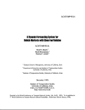 Cover page: A Dynamic Forecasting System for Vehicle Markets with Clean-Fuel Vehicles