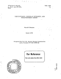 Cover page: THE CONCORDE, OXIDES OF NITROGEN, AND STRATOSPHERIC OZONE