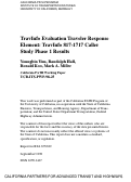 Cover page: Trav Info Evaluation Traveler Response Element: Trav Info 817-1717 Caller Study Phase 1 Results