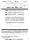 Cover page: HIV, hepatitis C virus and risk of new-onset&nbsp;left ventricular dysfunction&nbsp;in women