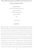 Cover page: Three-dimensional gravity modeling and focusing inversion using rectangular meshes.