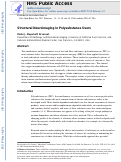 Cover page: Structural neuroimaging in polysubstance users