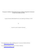 Cover page: Post-project evaluation of Tule Ponds in Fremont, California : Integration of stormwater treatment and wetland restoration