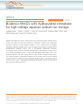 Cover page: Bivalence Mn5O8 with hydroxylated interphase for high-voltage aqueous sodium-ion storage