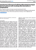 Cover page: Intralesional 5-fluorouracil utilizing abbreviated tourniquet device in patients with overlying stasis dermatitis or lymphedema