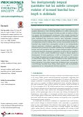 Cover page: Two developmentally temporal quantitative trait loci underlie convergent evolution of increased branchial bone length in sticklebacks