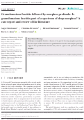 Cover page: Granulomatous fasciitis followed by morphea profunda: Is granulomatous fasciitis part of a spectrum of deep morphea? A case report and review of the literature