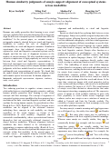 Cover page: Human similarity judgments of emojis support alignment of conceptual systems across modalities