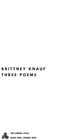 Cover page: Four Poems