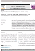 Cover page: Awake brain tumor resection during pregnancy: Decision making and technical nuances