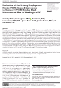 Cover page: Evaluation of the Making Employment Needs (MEN) Count Intervention to Reduce HIV/STI Risk for Black Heterosexual Men in Washington DC