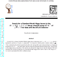 Cover page: Search for a standard model Higgs boson in the H→ZZ→ℓ+ℓ−νν¯ decay channel using 4.7&nbsp;fb−1 of s=7&nbsp;TeV data with the ATLAS detector