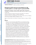 Cover page: Mechanisms of RPE senescence and potential role of αB crystallin peptide as a senolytic agent in experimental AMD