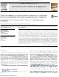 Cover page: Crude oil depletion by bacterial strains isolated from a petroleum hydrocarbon impacted solid waste management site in California