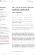Cover page: Cyclone: an accessible pipeline to analyze, evaluate, and optimize multiparametric cytometry data