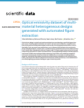 Cover page: Optical emissivity dataset of multi-material heterogeneous designs generated with automated figure extraction