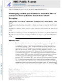 Cover page: Disentangling self from pain: mindfulness meditation-induced pain relief is driven by thalamic-default mode network decoupling.