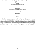 Cover page: Pragmatic Reasoning Ability Predicts Syntactic Framing Effects on Social Judgments