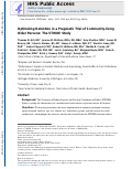 Cover page: Optimizing Retention in a Pragmatic Trial of Community‐Living Older Persons: The STRIDE Study