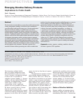 Cover page: Emerging Nicotine Delivery Products. Implications for Public Health