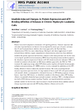 Cover page: Imatinib-Induced Changes in Protein Expression and ATP-Binding Affinities of Kinases in Chronic Myelocytic Leukemia Cells.