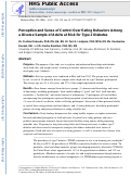 Cover page: Perception and Sense of Control Over Eating Behaviors Among a Diverse Sample of Adults at Risk for Type 2 Diabetes