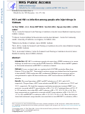 Cover page: HCV and HIV co-infection among people who inject drugs in Vietnam.