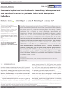 Cover page: Fumarate hydratase inactivation in hereditary leiomyomatosis and renal cell cancer is synthetic lethal with ferroptosis induction