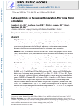 Cover page: Rates and timing of subsequent amputation after initial minor amputation