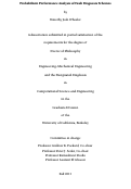 Cover page: Probabilistic Performance Analysis of Fault Diagnosis Schemes