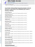 Cover page: Case Series: Unbiased Deep Sequencing Analysis of Acute Infectious Conjunctivitis in an Ambulatory Eye Center in Berkeley, California.