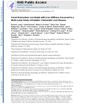 Cover page: Serum biomarkers correlated with liver stiffness assessed in a multicenter study of pediatric cholestatic liver disease