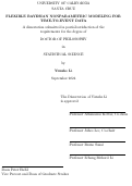 Cover page: Flexible Bayesian Nonparametric Modeling for Time-to-event Data